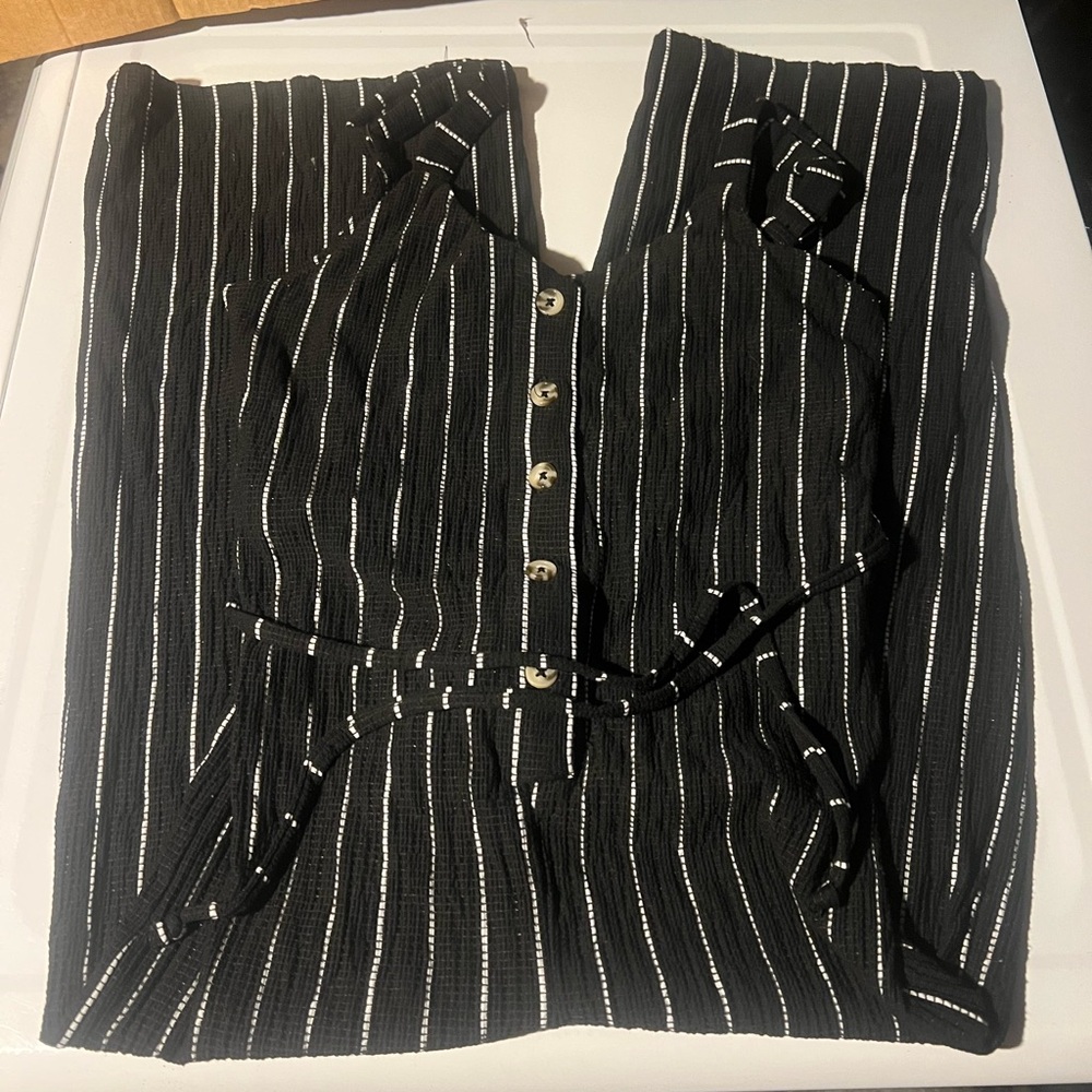 Striped Jumpsuit